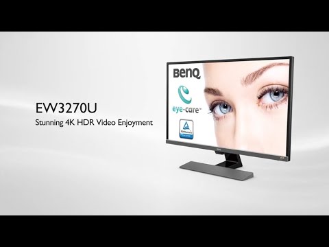 BenQ EW3270U 4K HDR 32 Inch Monitor for movies Product video