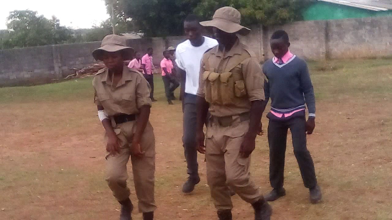 JUSTIN KABWE SECONDARY SCHOOL kitwe ZCCF DRILL TRAINING(1) YouTube