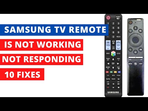 Samsung SMART TV 리모컨이 작동하지 않고 응답하지 않는 문제를 해결하는 방법 || 10 문제 해결 팁