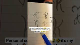Personal code for food 😂🤣it's my wife 👰when she want to eat something 😂 #myfave #fypシ #personalcode