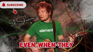 Ed Sheeran - 🎶 The Last Page We Turn(Official Lyrics Video)
