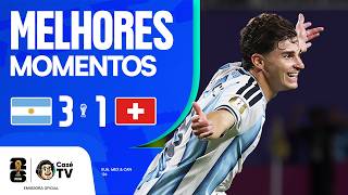 MELHORES MOMENTOS: ARGENTINA 3 X 1 SUÍÇA | COPA DO MUNDO FIFA™ 2026 | QUARTAS DE FINAL