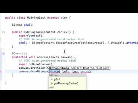 Android Application Development   64   Drawing Bitmaps to Canvas View