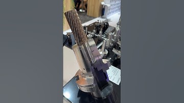 This HAIMER setup just broke a WORLD RECORD for MMR in Titanium! #machining #manufacturing #cnc