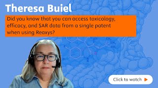 Access toxicology, efficacy, and SAR data from a single patent
