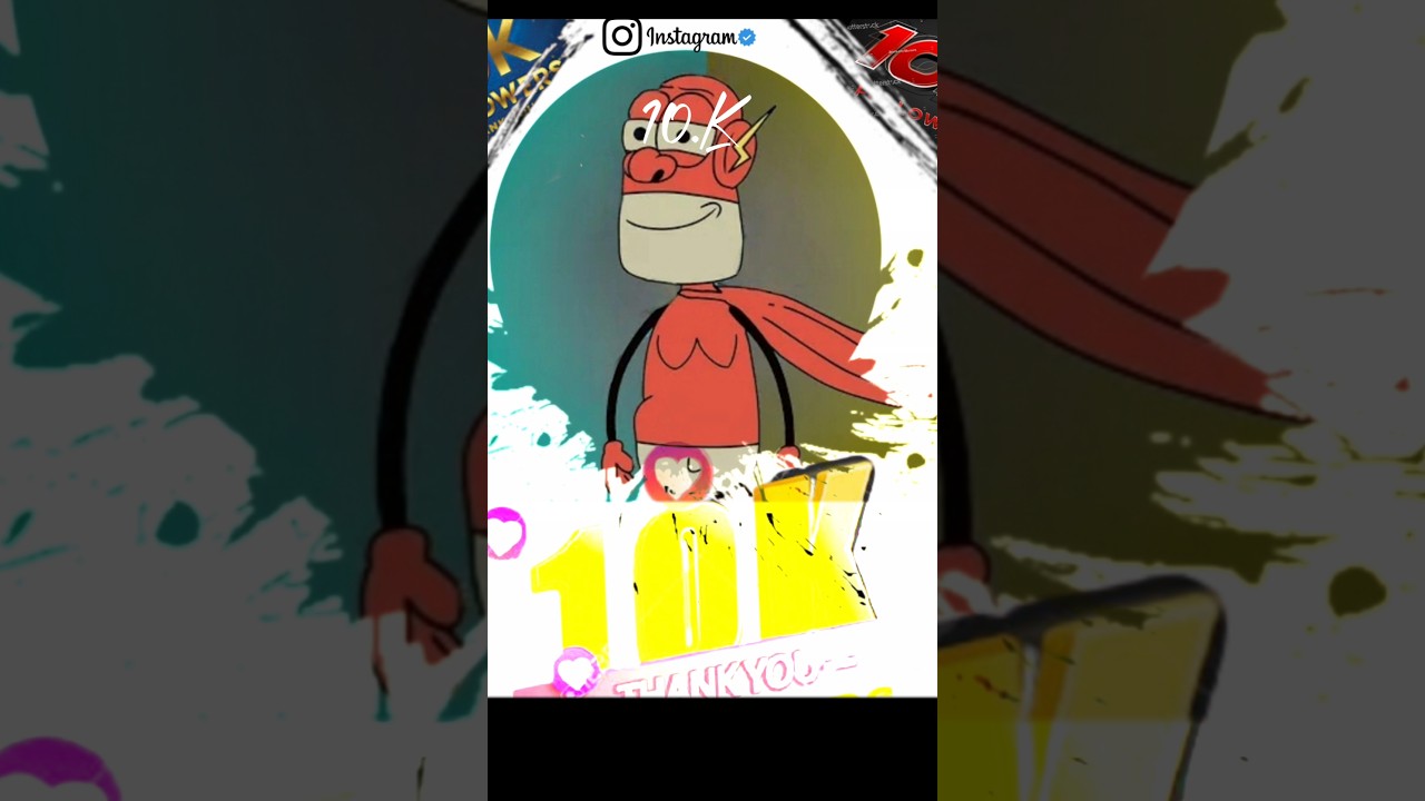 flash Man 1k the 10K followers 