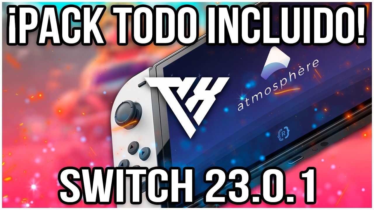 NINTENDO SWITCH 23.0.1 con Magia ✅ Pack COMPLETO y Protegido (Atmosphère + Hekate + NX Paradox)