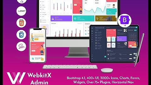 Bootstrap 5 Admin Templates with Admin Panel – WebkitX