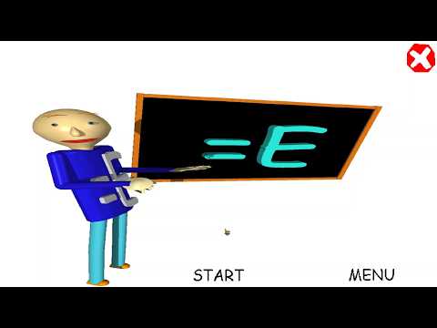 Baldi's Basics =E Mod Full Walkthrough