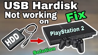 (Fix) USB Hardisk is not working in PlayStation 2 - FIX