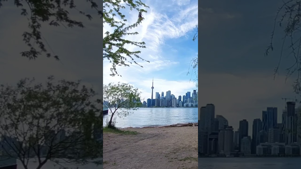 Sandy Beach with CN Tower View #7 | Ward’s Island, Toronto Islands