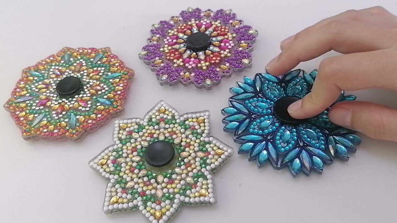 DP - Avis & Réalisation - 4 Handspinner - Revue Diamond Painting