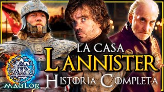 🦁 La Casa Lannister: Historia completa de los Reyes de la Roca y los Guardianes del Occidente ⚔️