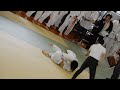 female judo newaza in Japan（大学女子柔道、寝技が決まる様子）