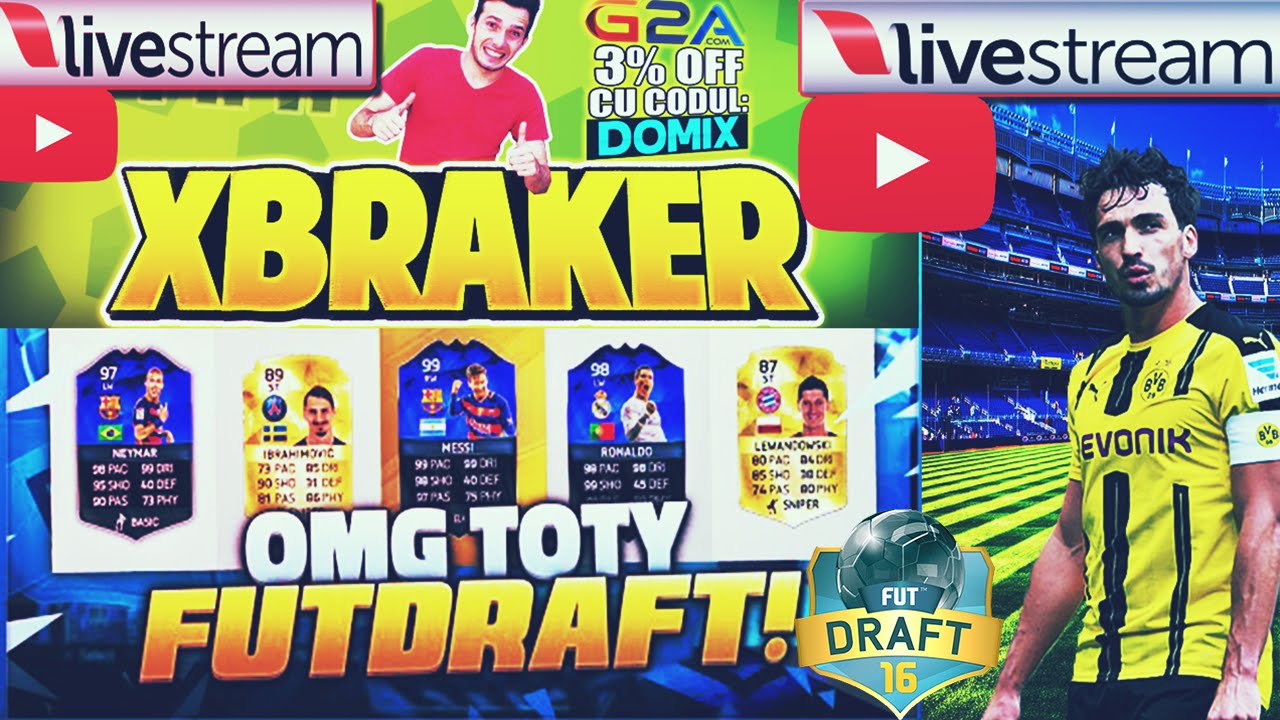 LiveStream FIFA 16 FUT DRAFT & BBV09 romania currency