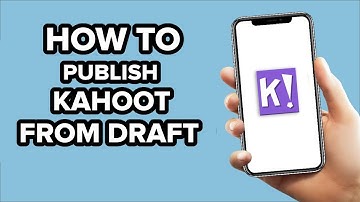 How to Publish a Kahoot from Draft (2023)