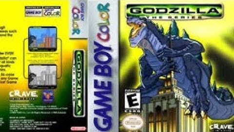 Godzilla: The Series | Gameboy Color Longplay Playthrough Part 1 4K