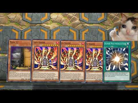 WHEN YOU DRAW 3 LAVA GOLEM!!! YUGIOH MASTER DUEL