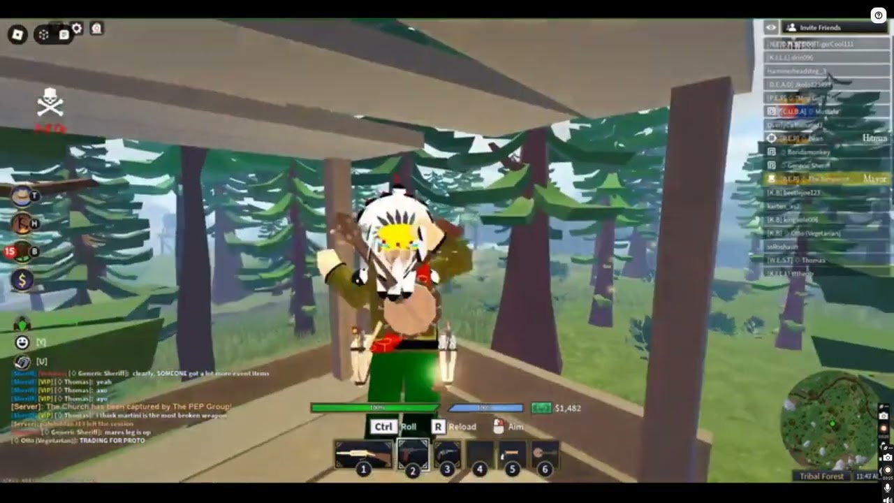 Hunting with a guycot rifle.