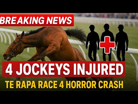 Massive Te Rapa Race Fall: 4 Jockeys Hospitalized After Shocking Pile-Up