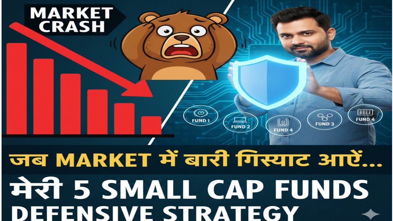 My 5 Small Cap Funds Strategy for Market Correction: गिरावट में SIP बंद करें या जारी रखें?
