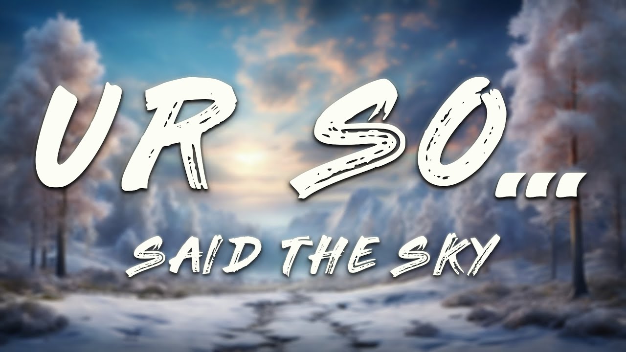 Said The Sky - Ur So... (beautiful) [ Lyrics ] Ft. 408 - YouTube