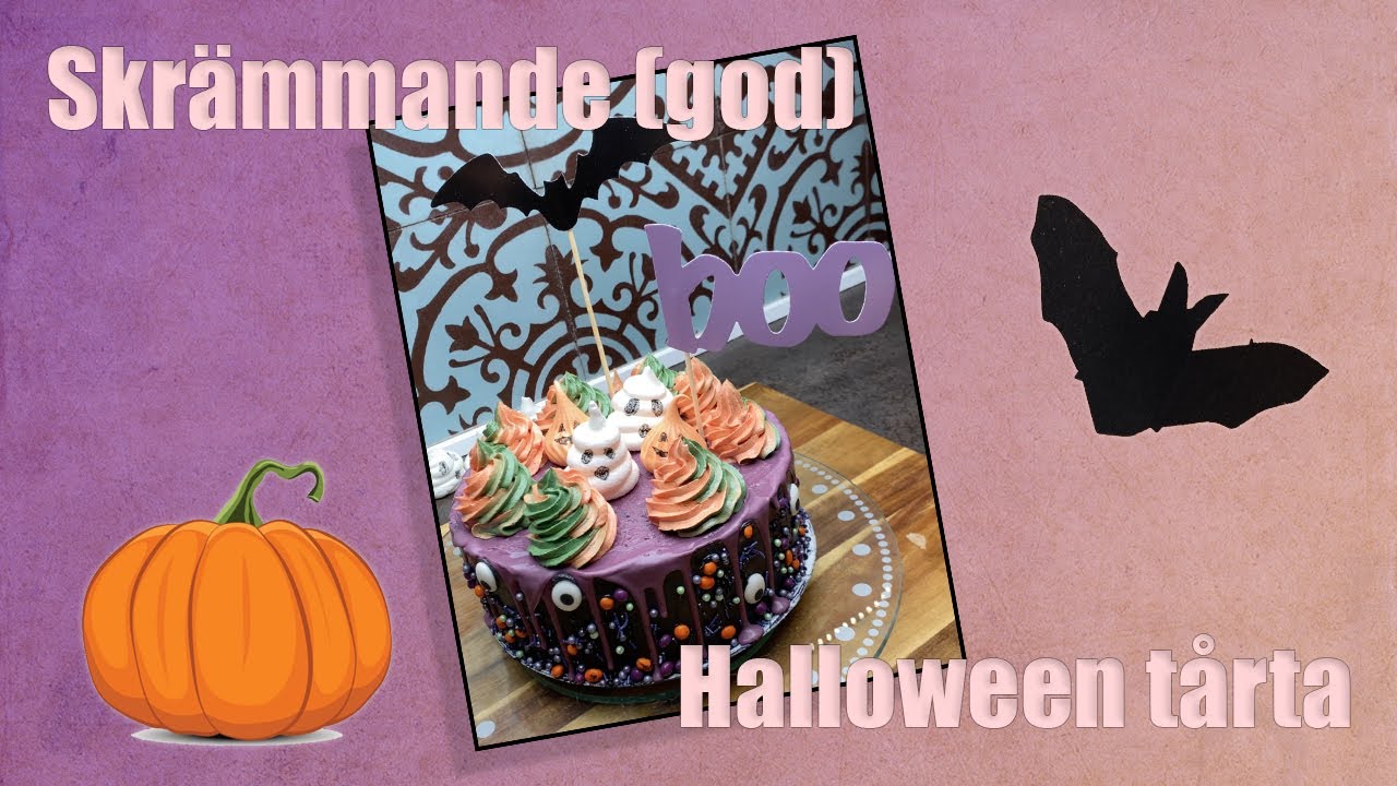 Halloweentårta | Hur du bakar en läskigt god tårta