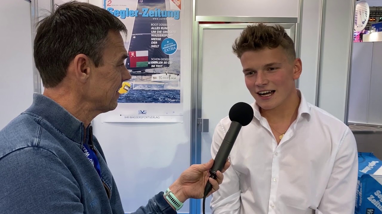 Melwin Fink (17) bereitet sich auf den Atlantik vor