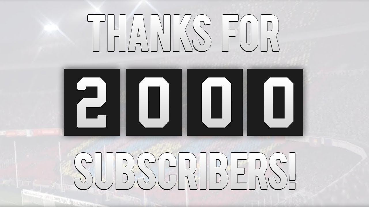 2K Subscribers THANK YOU VIDEO!!