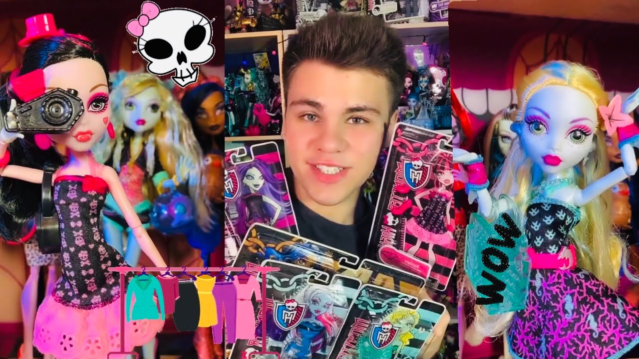 ОДЕВАЕМ КУКОЛ Монстер Хай в новые модные наряды Fashion Pack Monster High 