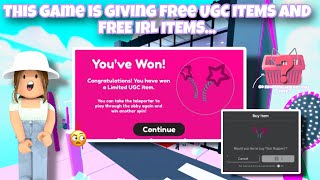 How I Got FREE UGC ITEMS And FREE Items IRL Items || GraceLizer Roblox Collab Superdrug x Roblox