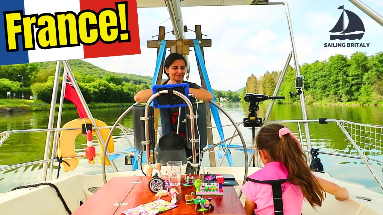 ⁣Goodbye Belgium: We made it to FRANCE! ⛵Sailing Britaly⛵