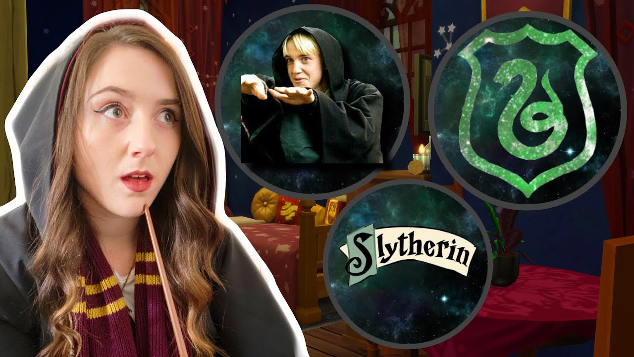 The Sims 4 Harry Potter Challenge Building a Tiny Home in The Sims 4 BUT its SLYTHERIN Aesthetic! Sims 4