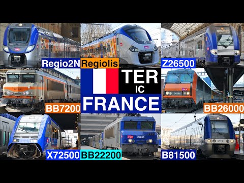 TER, IC / Express. Local train in France