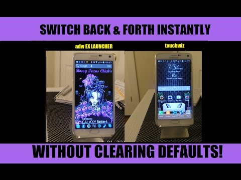 Galaxy Note 4 & ADW Ex Simultaneoulsy- No Clearing Defaults & NO SLOWDOWNS!