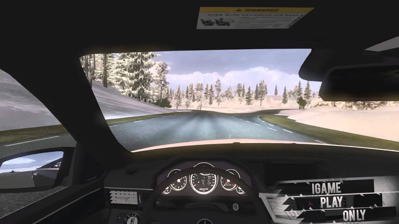 Mercedes e63 AMG | Snow Drift | ETS 2 | - YouTube