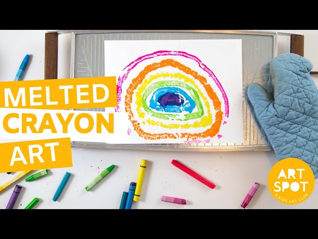 How To Melt Crayons In The Oven - Kid Activities with Alexa