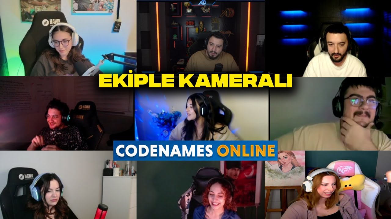 BÖYLE BİR GALİBİYET YOK! | EKİPLE KAMERALI CODENAMES