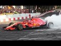 F1 Live Show in Milan before the Italian Grand Prix 2018: Ferrari SF71H, Sauber C32 V8, FXX K Evo