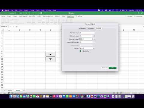 Display Text Conditionally With A Spin Button - IFS Function Example