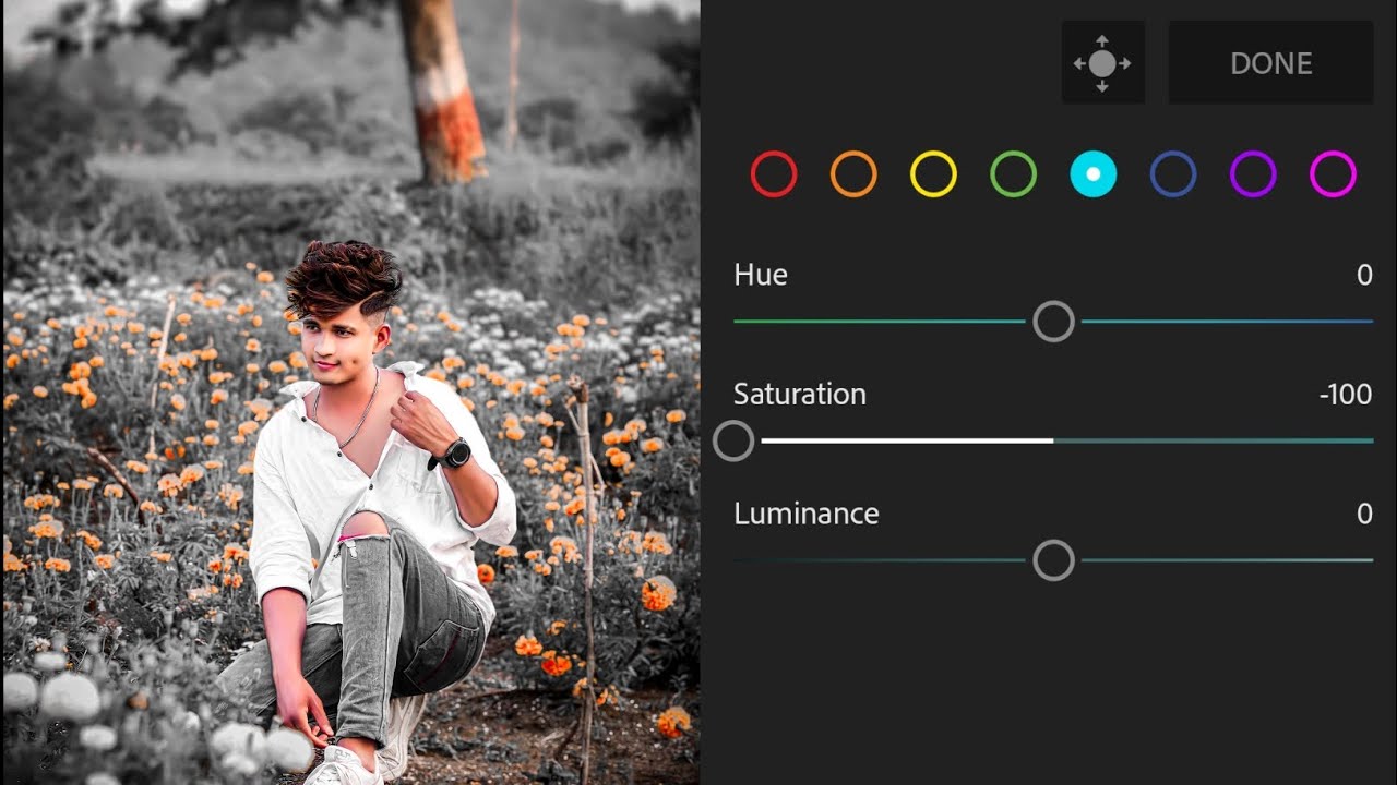 Lightroom black and orange tone photo editing || lightroom photo ...
