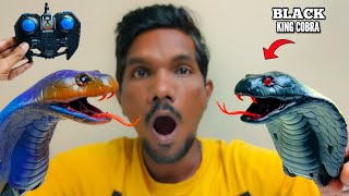 RC Realistic Chameleon Vs Naja King Cobra Unboxing & testing - Chatpat toy tv