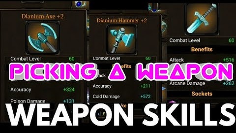 Picking a Weapon - Ancients Reborn MMORPG