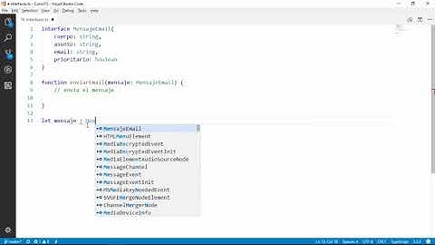 Uso de Interfaces en TypeScript | Interfaces | Programando en TypeScript