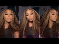 BEYONCE INSPIRED HIGHLIGHTED WIG! I AM IN LOVEEE| DETAILED WIG INSTALL ft Curly Me