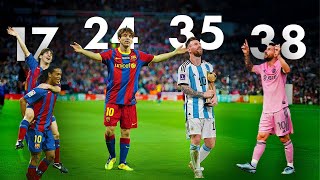 Messi's Best Goal At Every Age 17-38