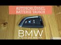 BMW Schlüssel - Batterie wechseln, Autoschlüssel für z.B. BMW X1, X2, X3, 2er, 5er, 7er Serie ...