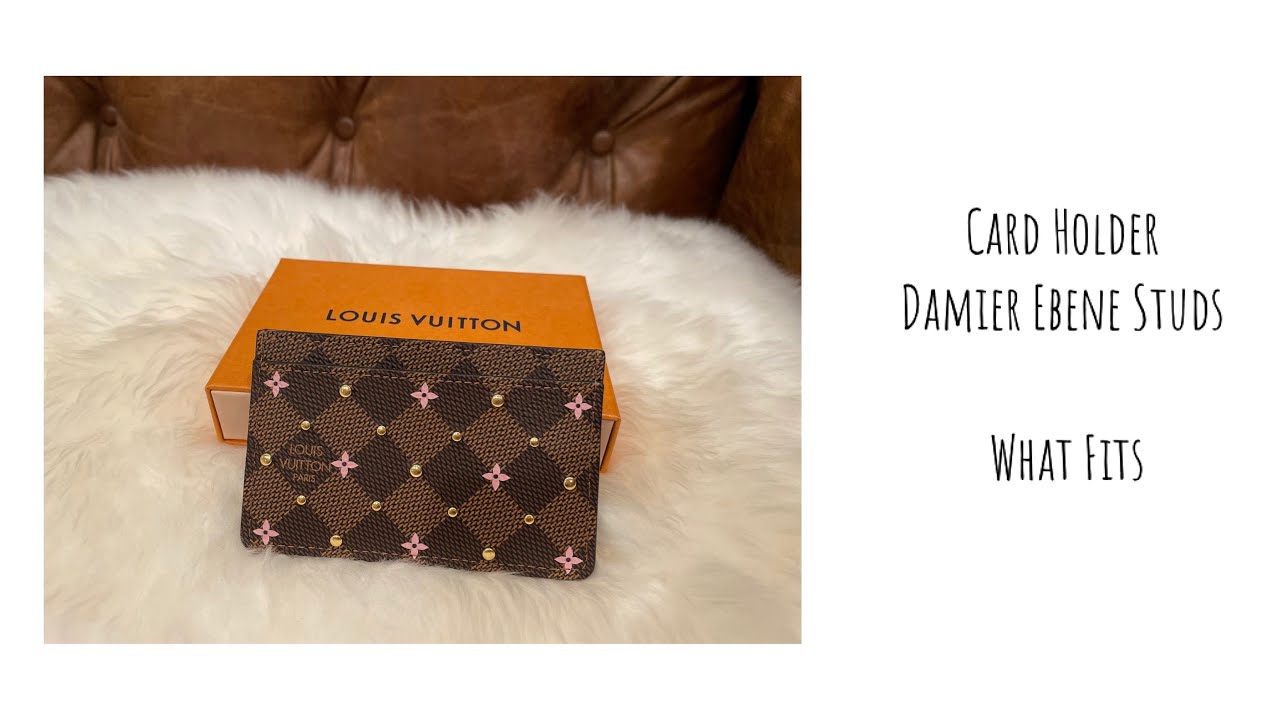 Louis Vuitton Card Holder Damier Ebene Studs collection