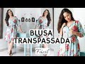 COMO FAZER BLUSA TRANSPASSADA FÁCIL | ELLEN BORGES