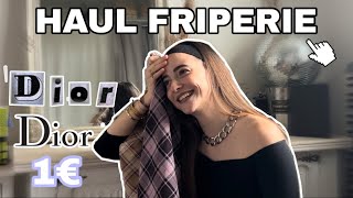 HAUL FRIPERIE : je refais ma garde-robe pour le printemps : du DIOR pour 1€ #friperie #haulfriperie